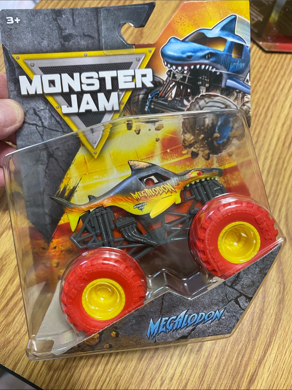 Monster Jam Monster Truck Megalodon series 2 Orange & gray